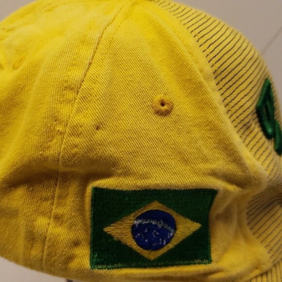 Nbt cap hat  yellow Brasil CBF logo yellow cap One Size - Picture 6 of 10